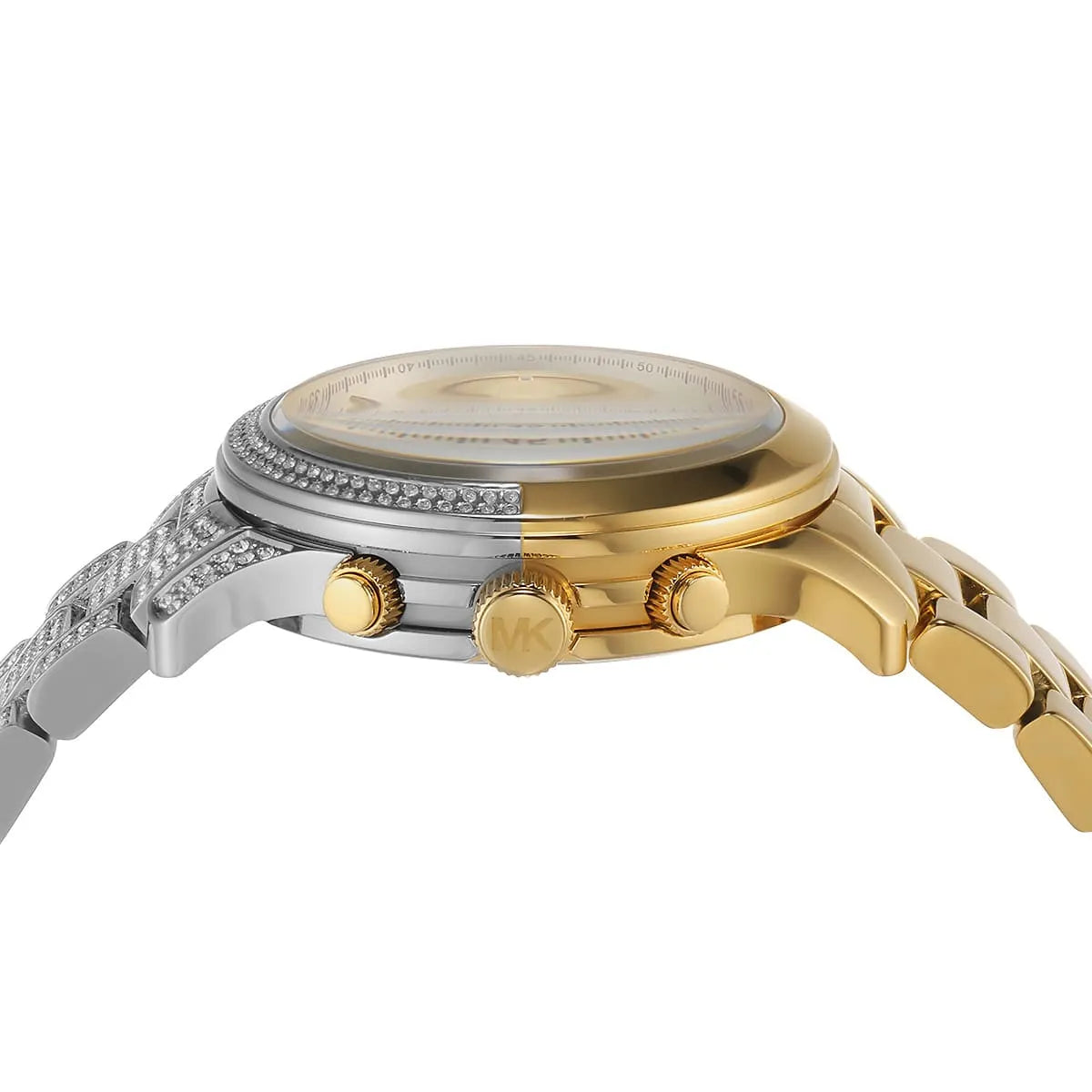Michael Kors Runway Pavé Two-Tone Watch MK7329