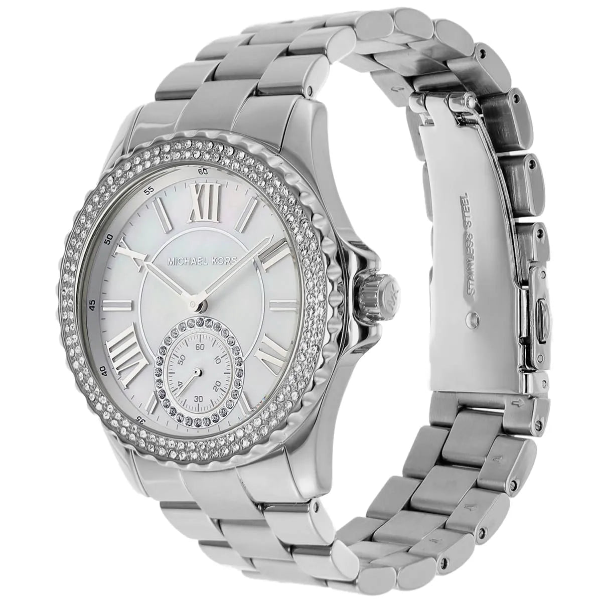 Michael Kors Everest White MOP Dial Silver Women's Watch - MK7403