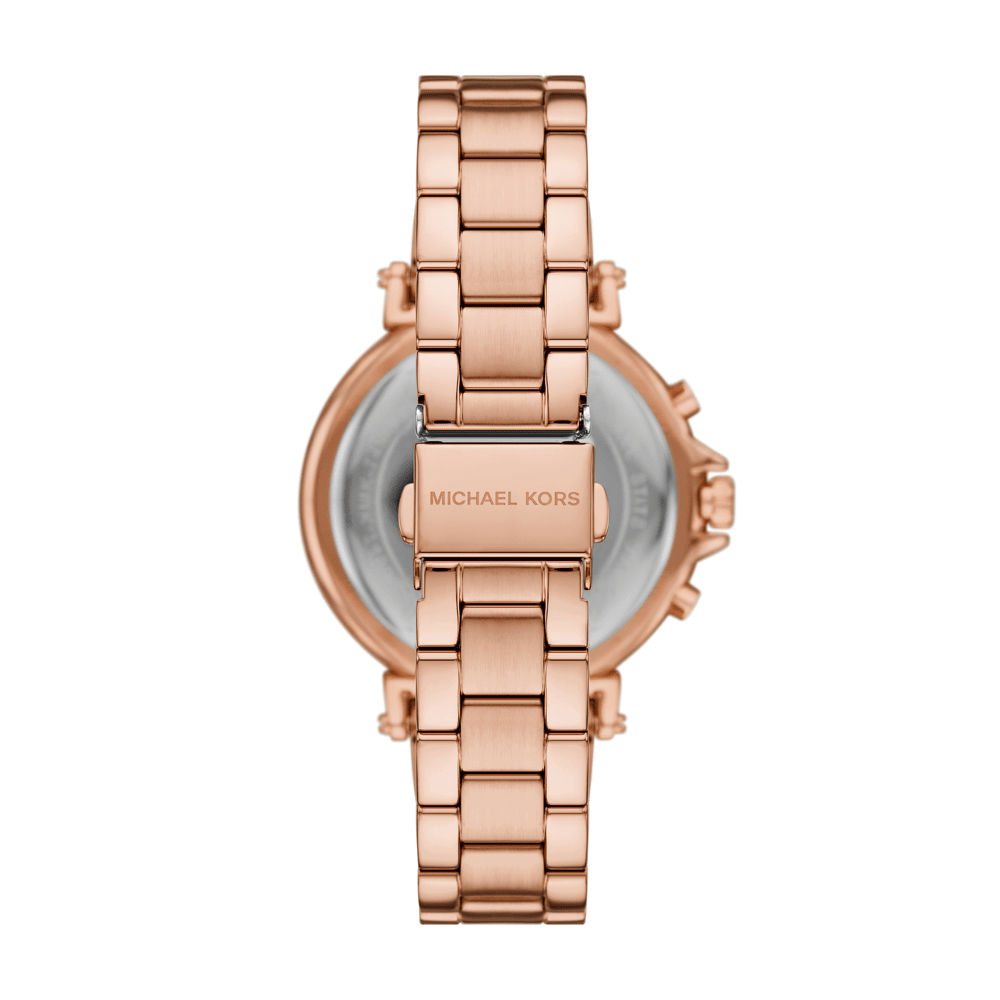 Michael Kors Oversized Maren Chronograph Rose Gold-Tone Women's Watch - MK7494