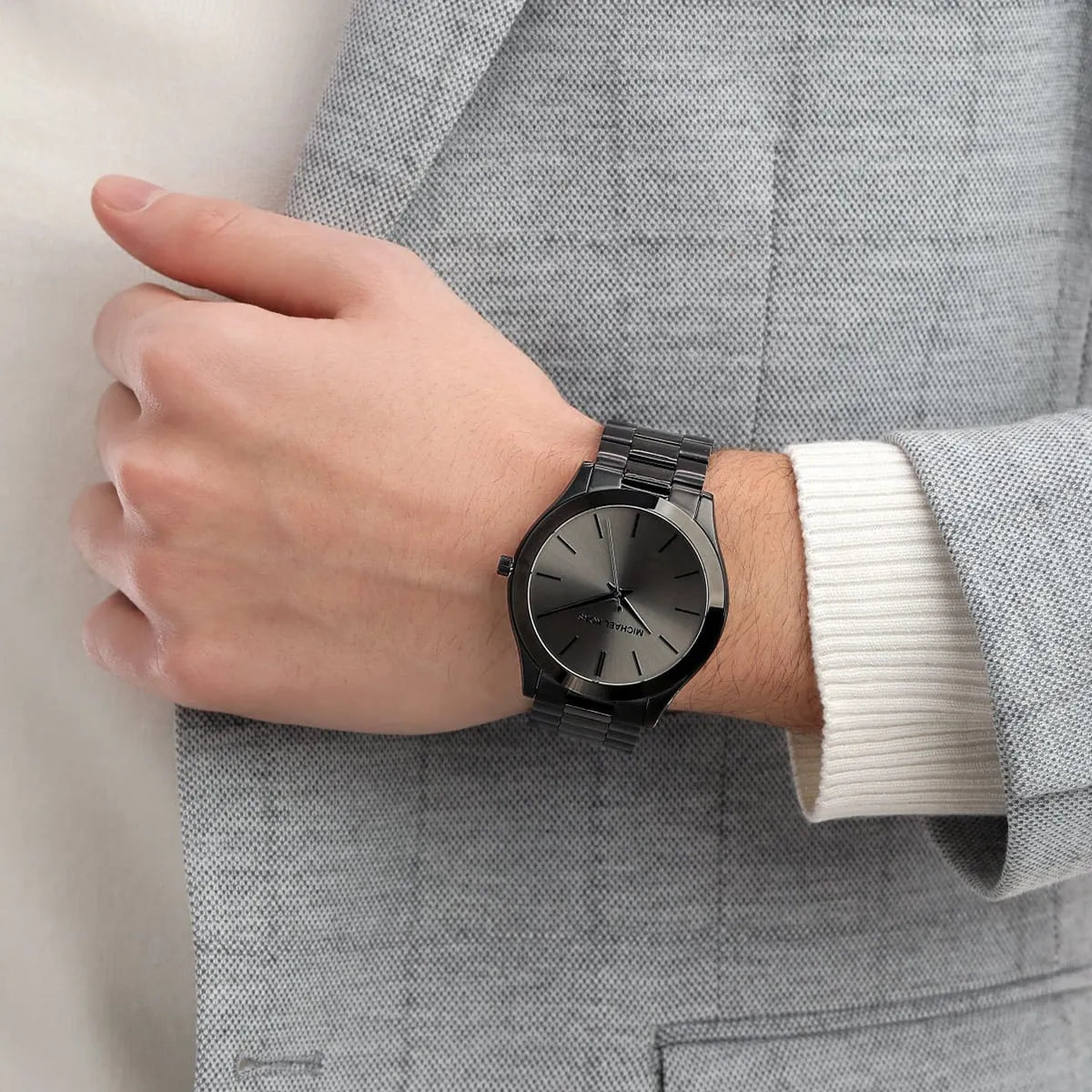 Michael Kors Slim Runway Black-Tone Men's Watch - MK8507