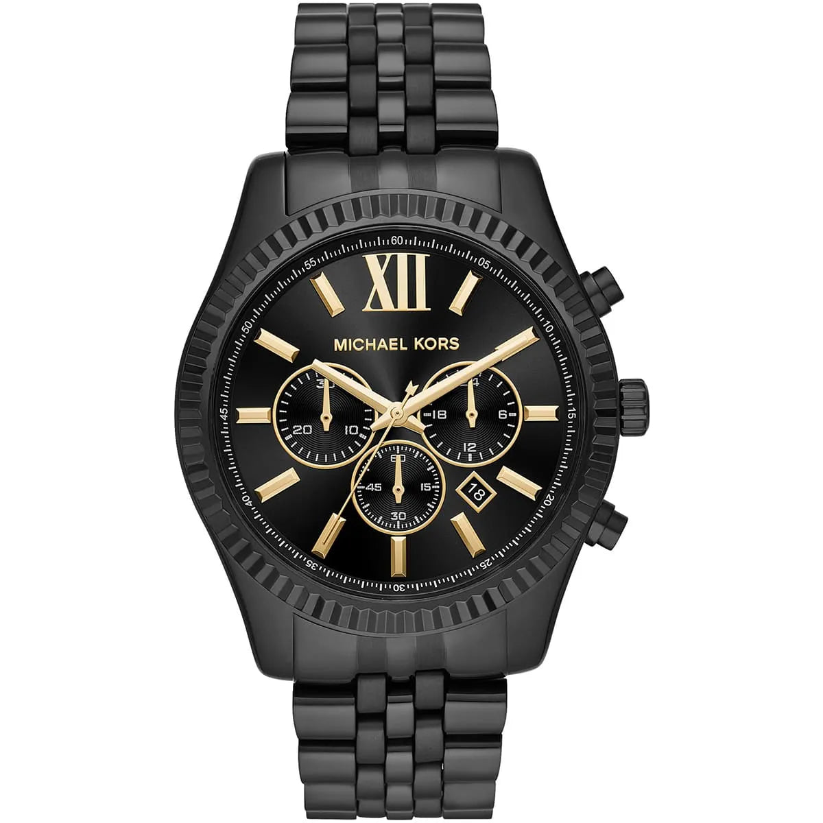 Michael Kors Lexington Chronograph Black Dial Men's Watch MK8603