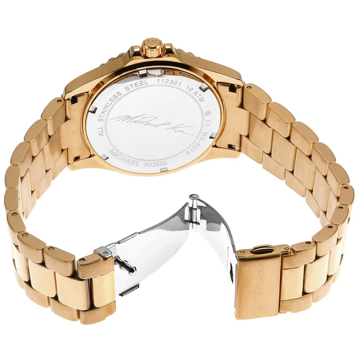 Michael Kors Everest Black Dial Gold Men's Watch - MK9078