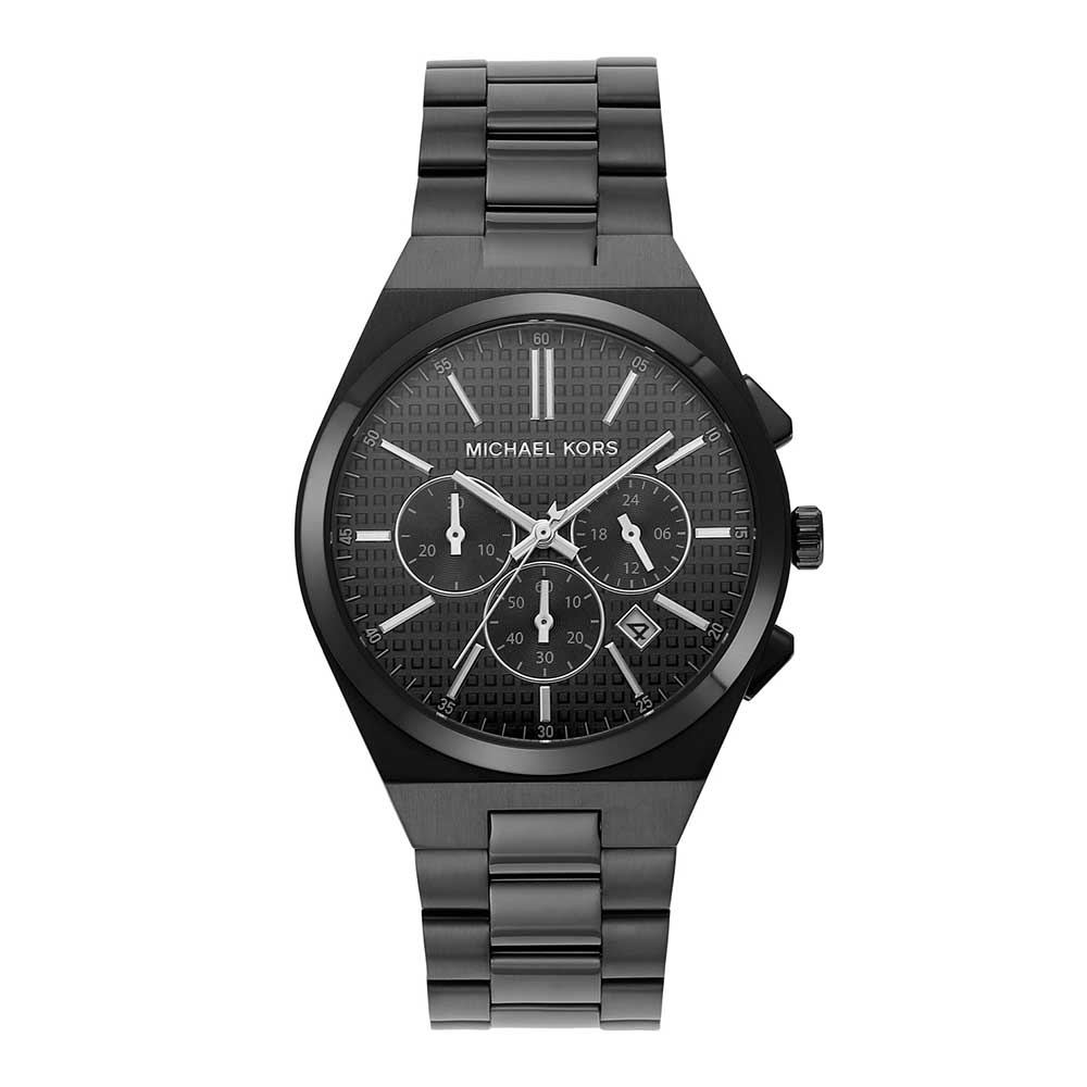 Michael Kors Oversized Lennox Black-Tone Chronograph Men's Watch - MK9146