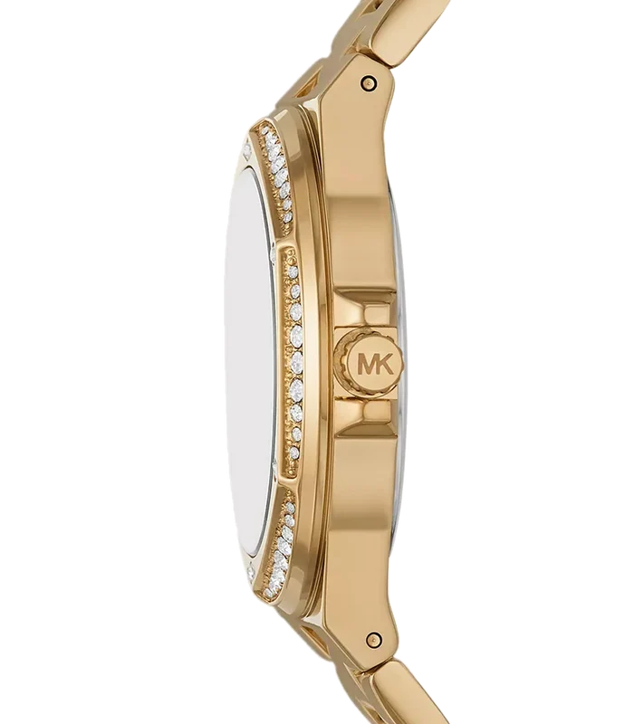 Michael Kors Lennox Three Hand Gold-Tone Watch - MK1062