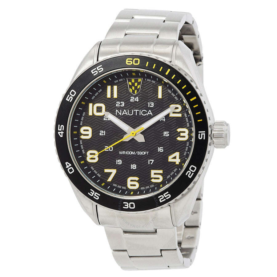 Nautica Key Biscane Quartz Black Dial Men's Watch NAPKBS224 - The Watches Men & Co