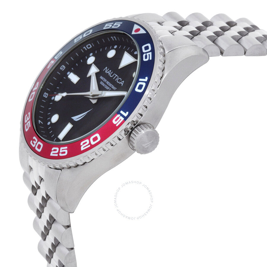 Nautica Pacific Beach Quartz Black Dial Men's Watch NAPPBF139 - The Watches Men & Co #2