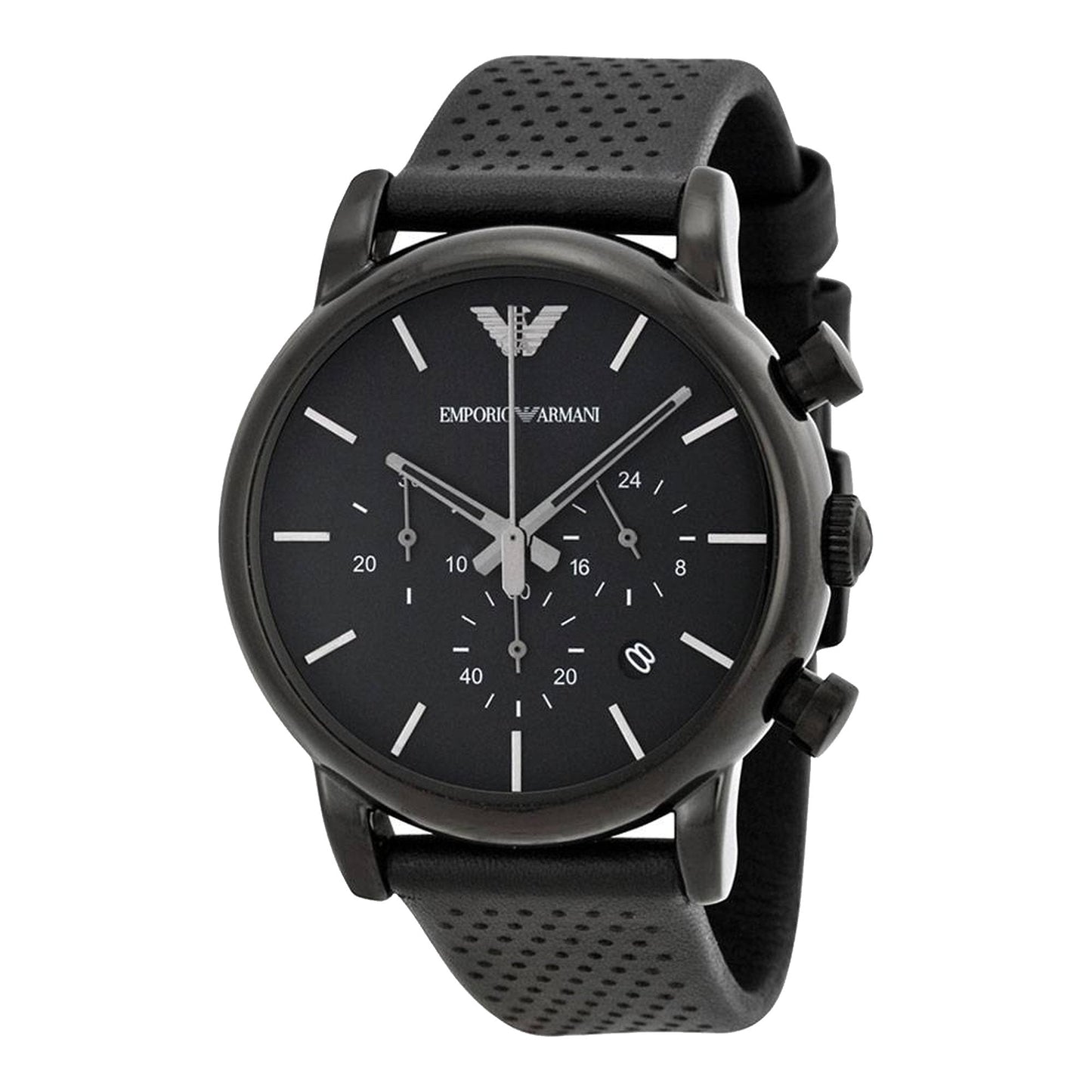 EMPORIO ARMANI Classic Chronograph Black Dial Men's Watch AR1737