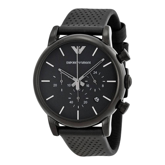 EMPORIO ARMANI Classic Chronograph Black Dial Men's Watch AR1737
