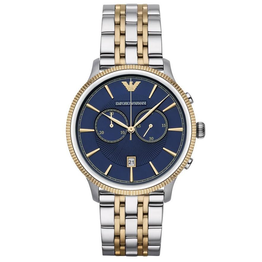 EMPORIO ARMANI Classic Chronograph Blue Dial Men's Watch AR1847