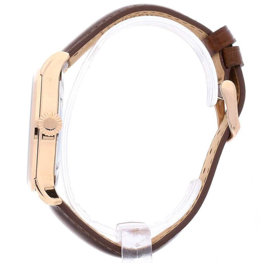 Maserati Epoca Blue Dial Leather Strap Brown Color Watch R8851118001