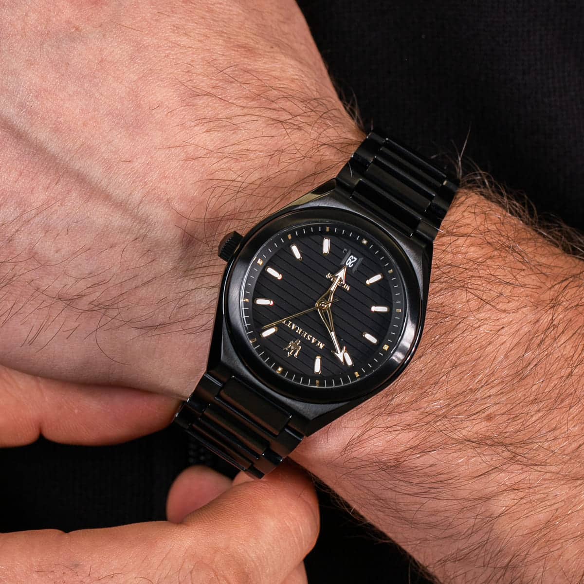 Maserati Analog Black Dial Watch R8853139004