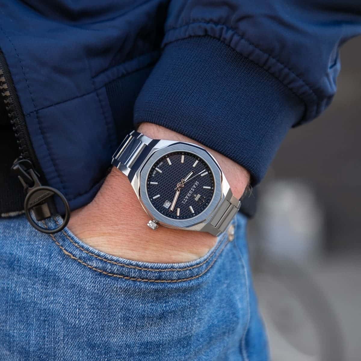 Maserati Stile Blue Dial Watch R8853142006