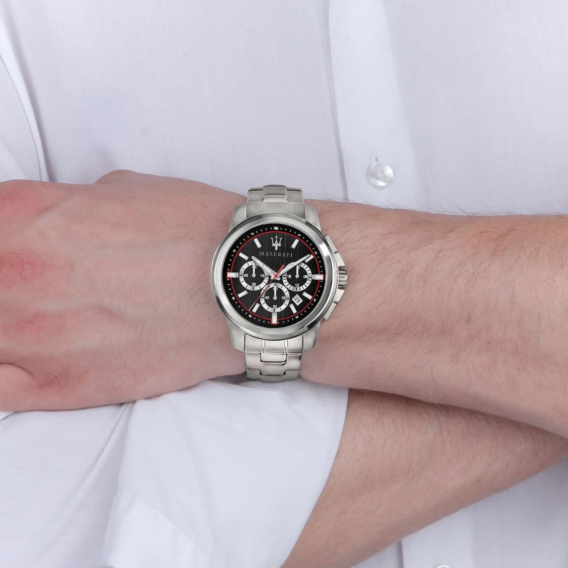 Maserati Successo Chronograph Quartz Black Dial Watch R8873621009