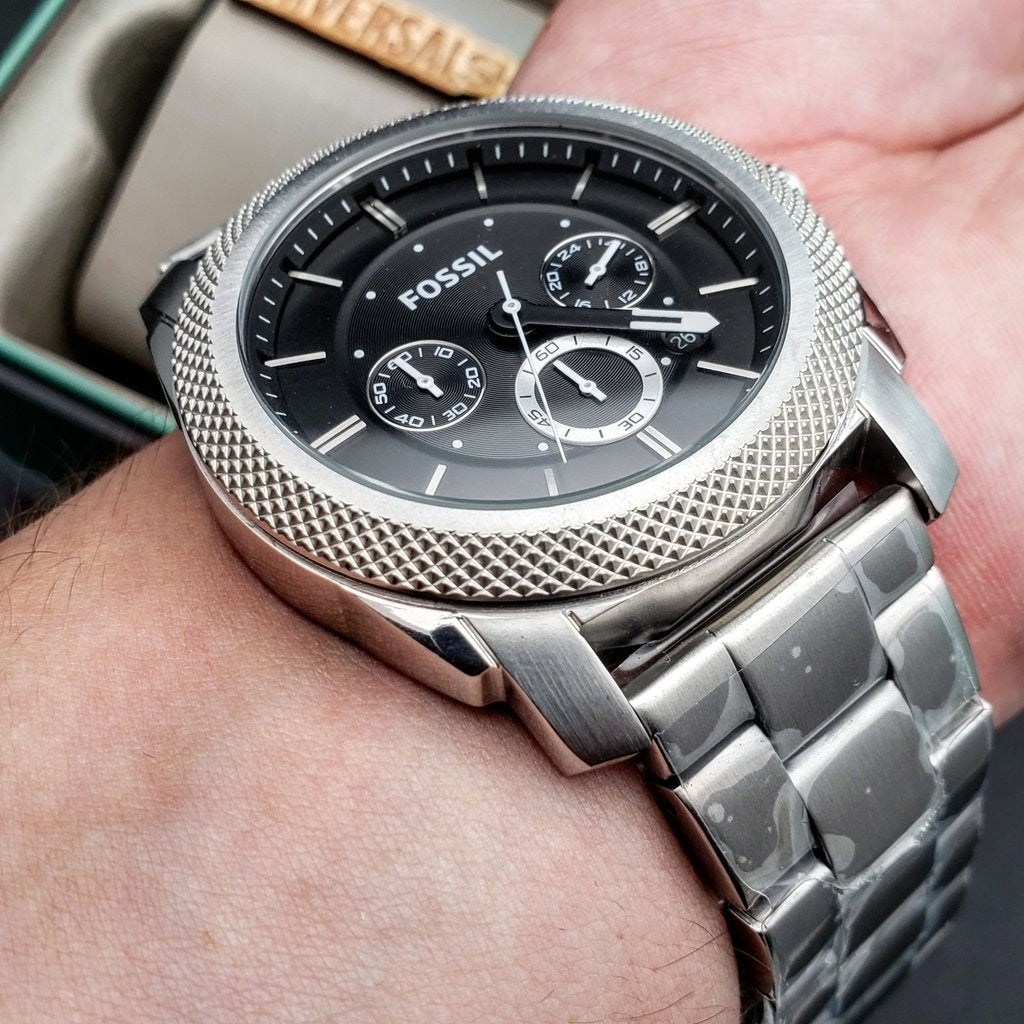 Fossil Machine Chronograph Black Dial Men's Watch FS4776