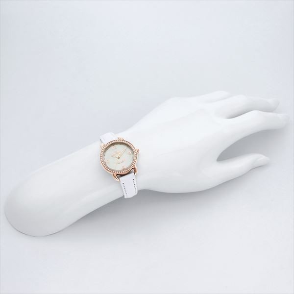 Coach Delancey White Dial Leather Strap Ladies Watch 14502453