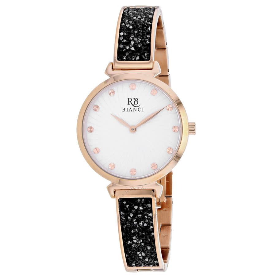 Roberto Bianci Brillare Quartz White Dial Ladies Watch RB0204 - The Watches Men & Co