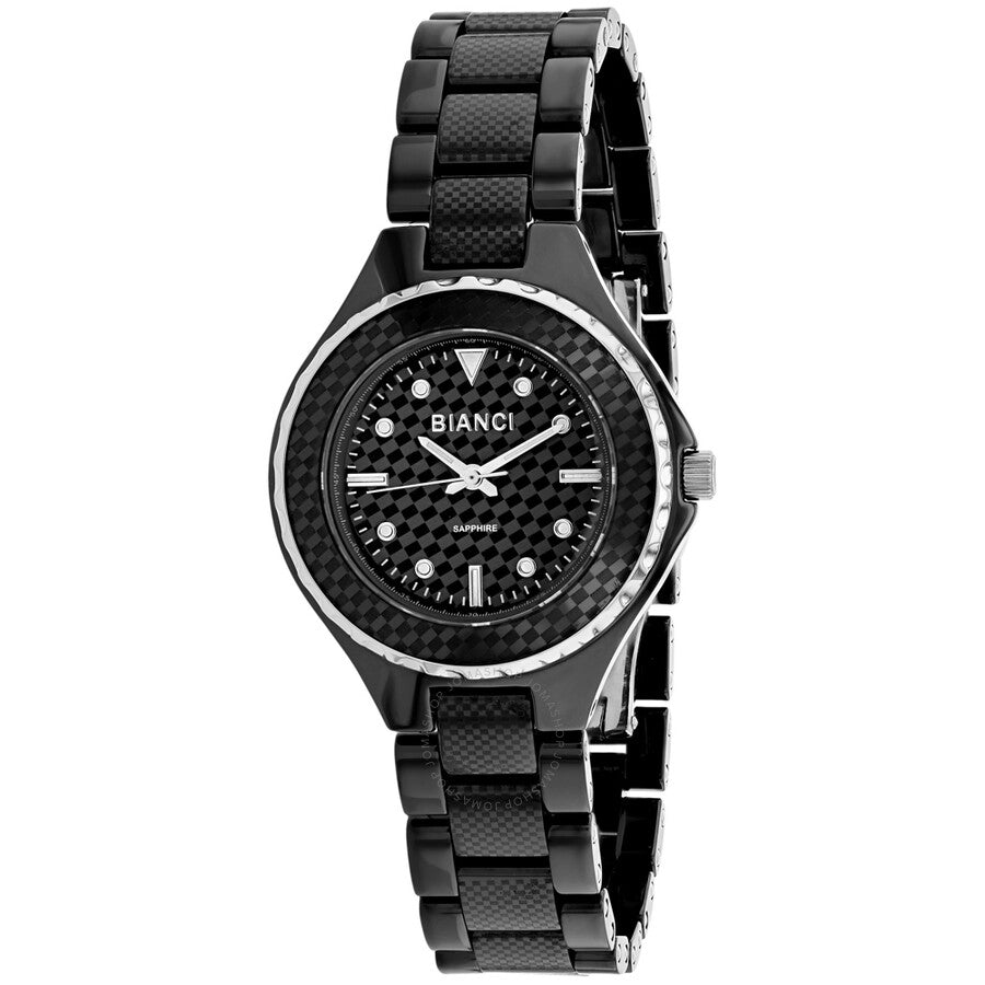 Roberto Bianci Casaria Quartz Black Dial Ladies Watch RB2791 - The Watches Men & Co