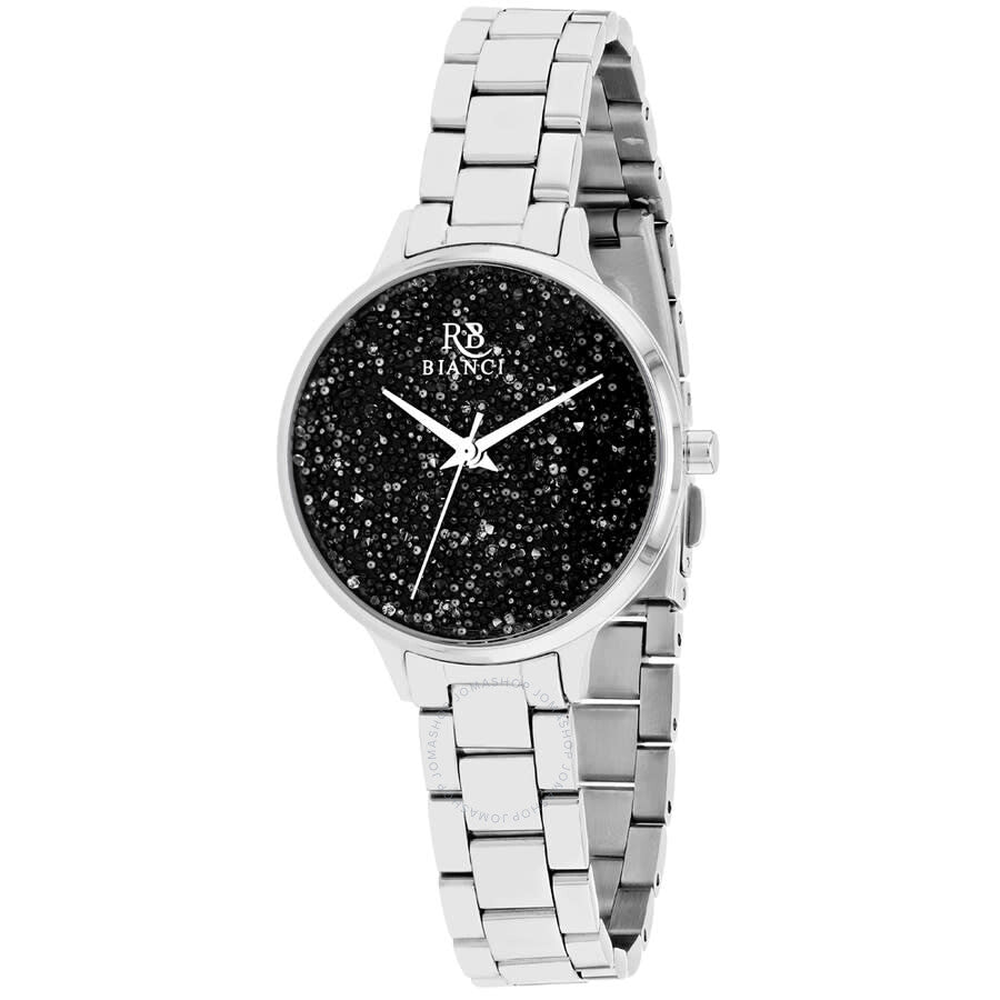 Roberto Bianci Gemma Quartz Black Dial Ladies Watch RB0248 - The Watches Men & Co