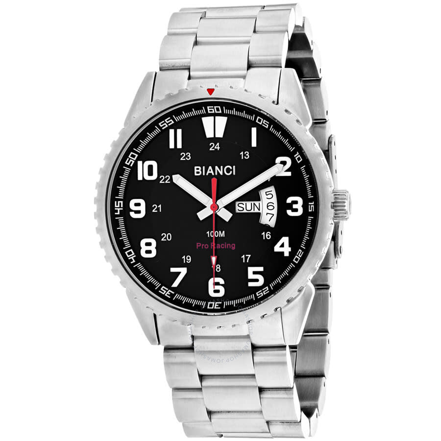 Roberto Bianci Ricci Quartz Black Dial Men's Watch RB70995 - The Watches Men & Co
