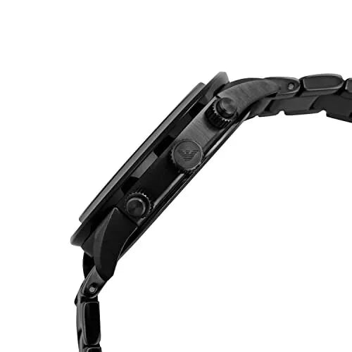 Emporio Armani Chronograph Green Dial Black Men's Watch AR11472 - Kiwi Watches #3