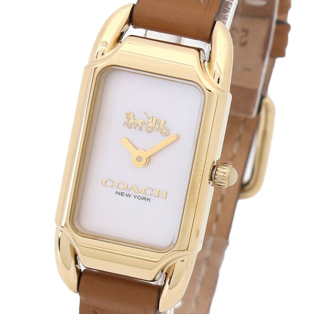 Coach Cadie Brown Leather Strap Women's Watch 14504028 - Dawson Watches #3