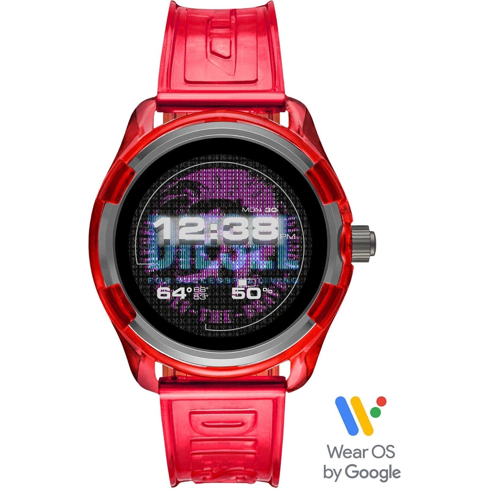 Diesel Red Fadelite Unisex Smartwatch  DZT2019 - Dawson Watches