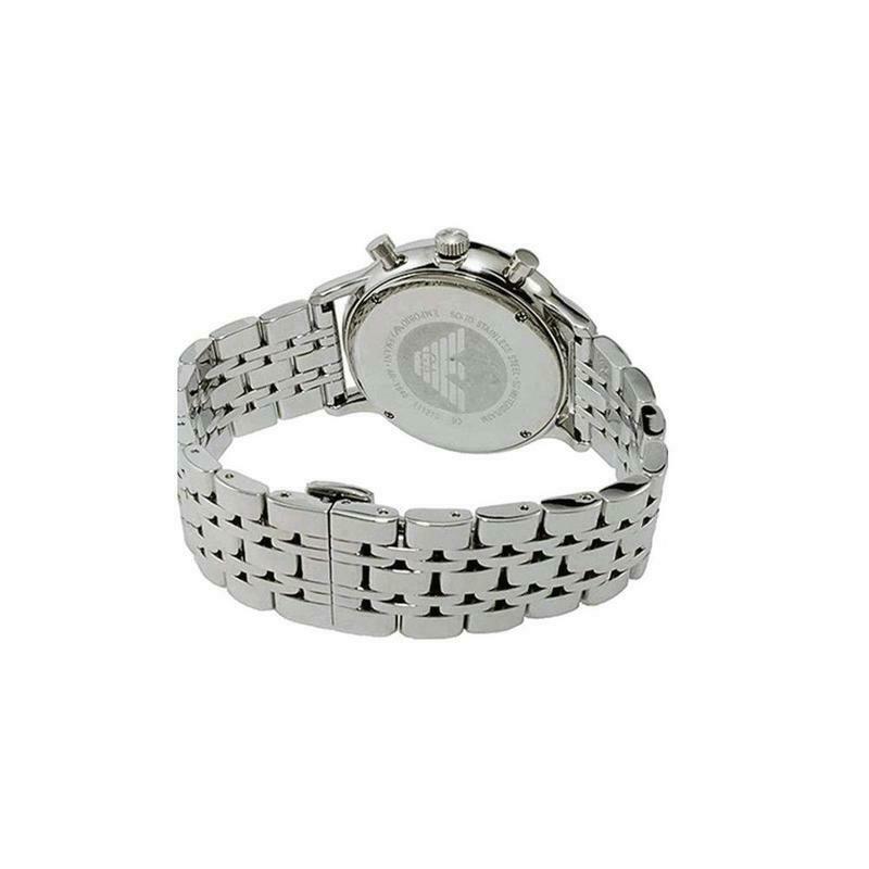 Emporio Armani Blue Dial Silver Men's Watch#AR80013 - Dawson Watches #2