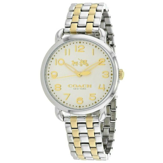 Coach Delancey Champagne Dial Two-Tone Ladies Watch 14502263
