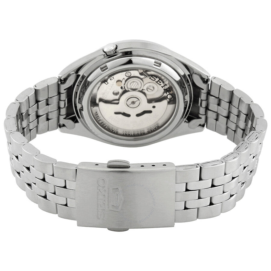 Seiko 5 Automatic Grey Dial Men's Watch SNKL19K1 - The Watches Men & Co #3