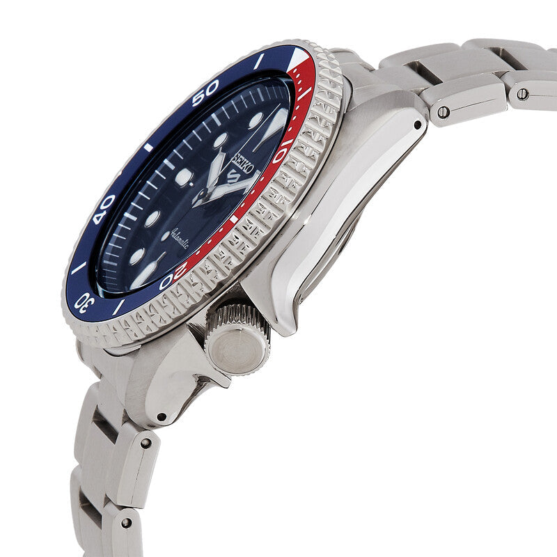Seiko 5 Sports Automatic Blue Dial Pepsi Bezel Watch SRPD53K1