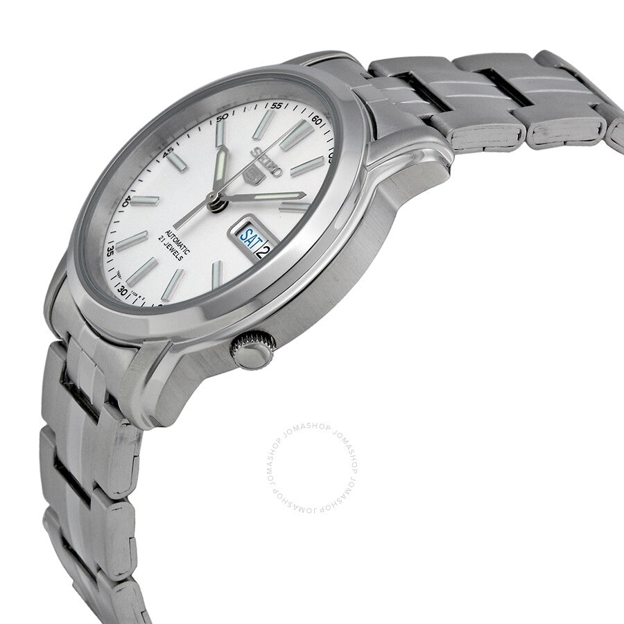 Seiko Automatic White Dial Stainless Steel Men's Watch SNKL75 - Dawson Watches #2