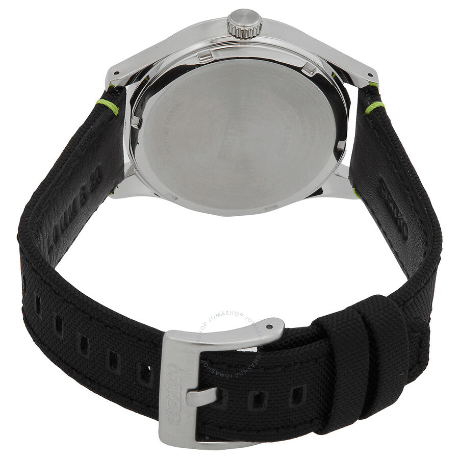 Seiko Big Date Quartz Black Dial Men's Watch SUR517P1