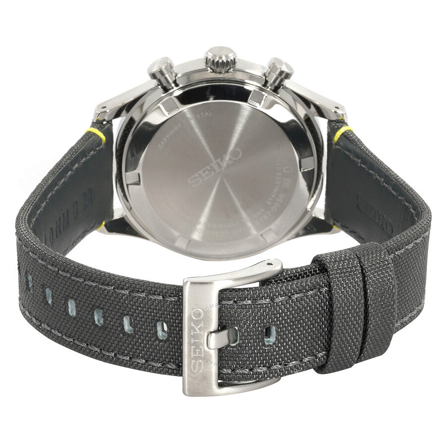 Seiko Chronograph Quartz Grey Dial Men's Watch SSB423P1 - Dawson Watches #3