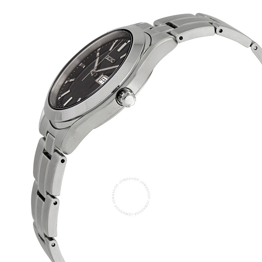 Seiko Essentials Quartz Black Dial Men's Watch SUR361