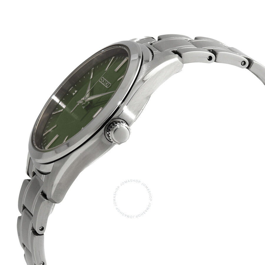 Seiko Essentials Quartz Green Dial Men's Watch SUR527