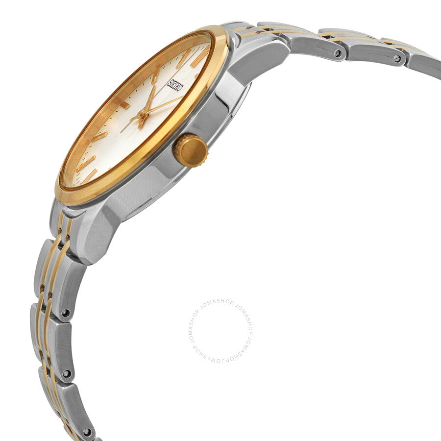 Seiko Essentials Quartz White Dial Men's Watch SUR402