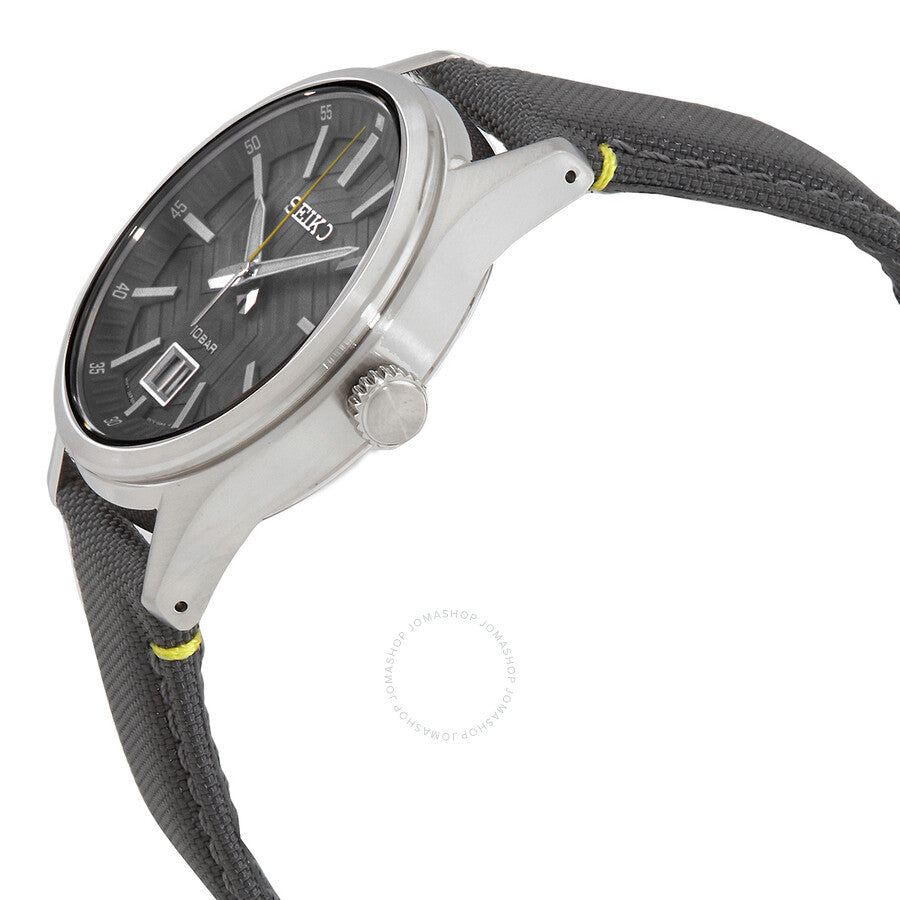 Seiko Quartz Grey Dial Men's Watch SUR543