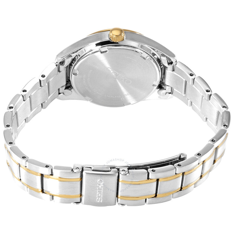 Seiko Quartz White Dial Two-tone Ladies Watch SUR636P1