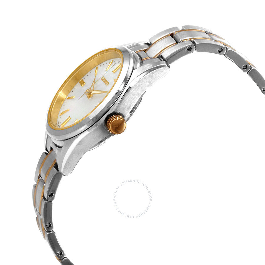 Seiko Quartz White Dial Two-tone Ladies Watch SUR636P1