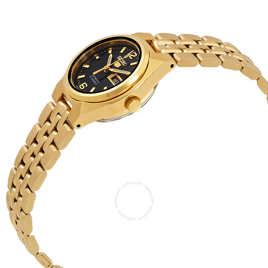 Seiko Series 5 Automatic Black Dial Ladies Watch SYMK38
