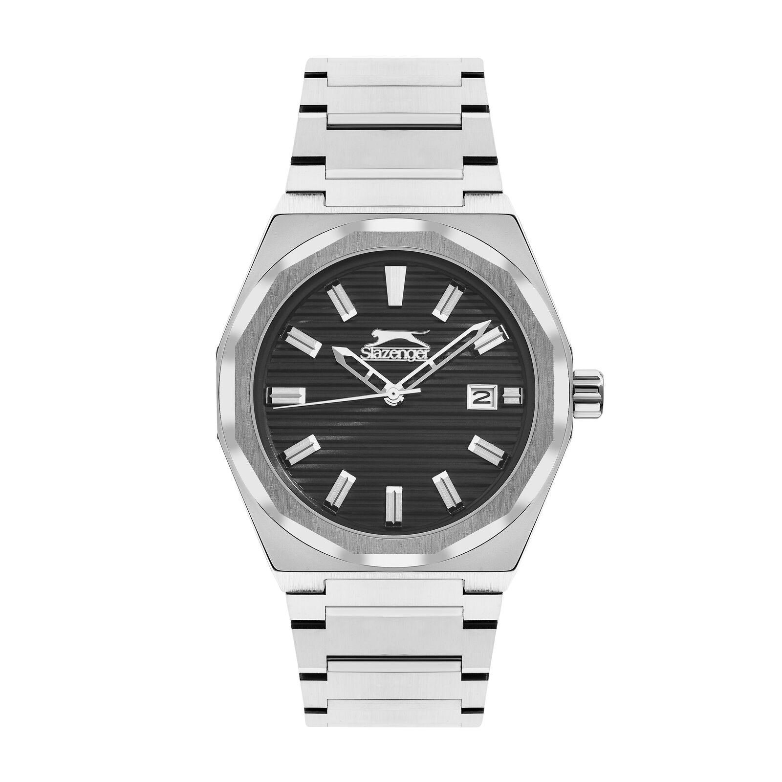 SLAZENGER Silver Stainless Steel Men’s Watch - SL.09.2143.1.01 - Men’s Watches