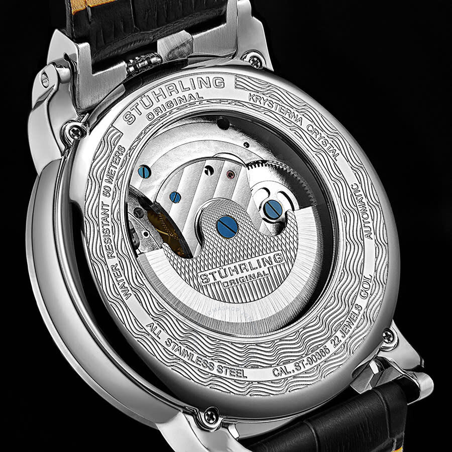 Stuhrling Original Legacy Automatic Black Dial Men's Watch M13529 - The Watches Men & Co #3