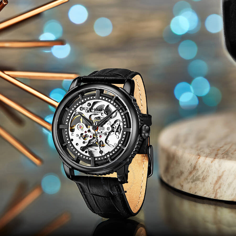 Stuhrling Original Legacy Automatic Black Dial Men's Watch M13632 - Dawson Watches #3