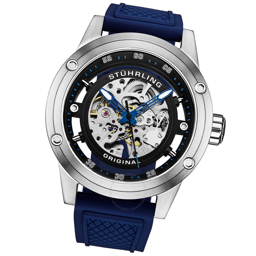 Stuhrling Original Legacy Automatic Black Dial Men's Watch M17985 - The Watches Men & Co #2