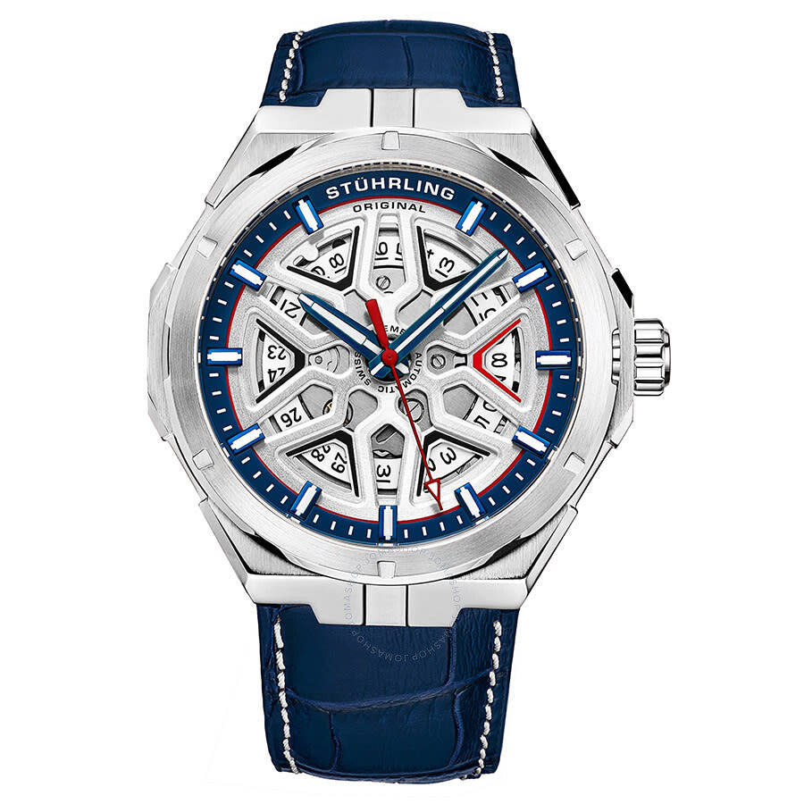Stuhrling Original Legacy Automatic Blue Dial Men's Watch M13491 - The Watches Men & Co