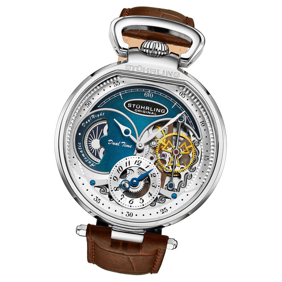 Stuhrling Original Legacy Automatic Blue Dial Men's Watch M17982 - The Watches Men & Co #2