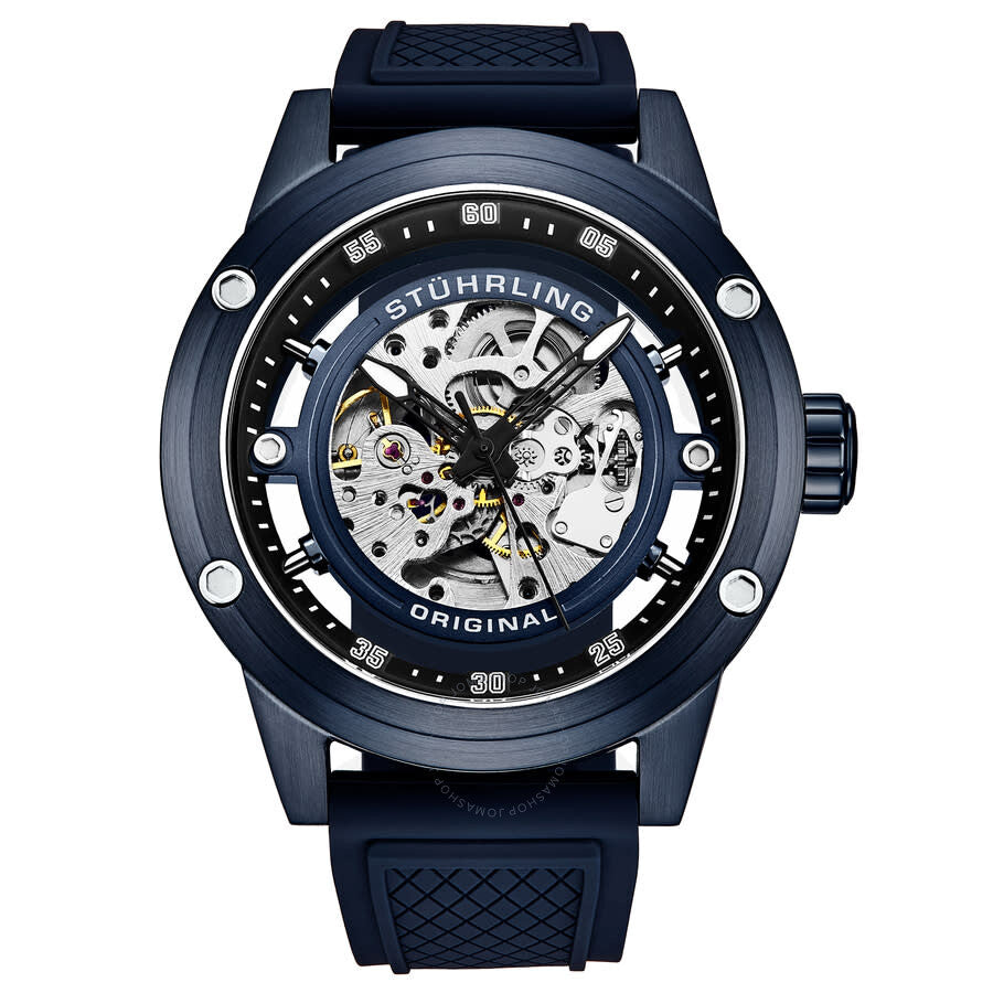 Stuhrling Original Legacy Automatic Blue Dial Men's Watch M17984 - The Watches Men & Co