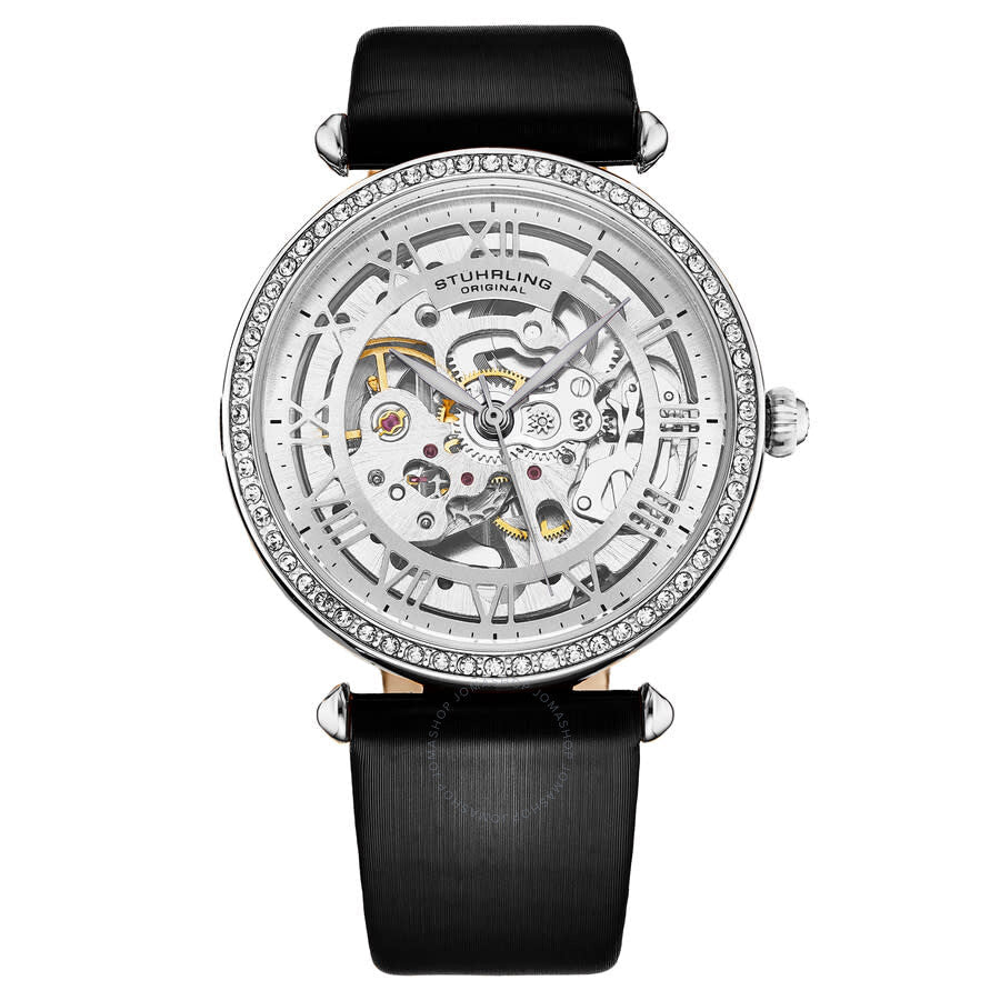Stuhrling Original Legacy Automatic Silver Dial Ladies Watch M17196 - The Watches Men & Co