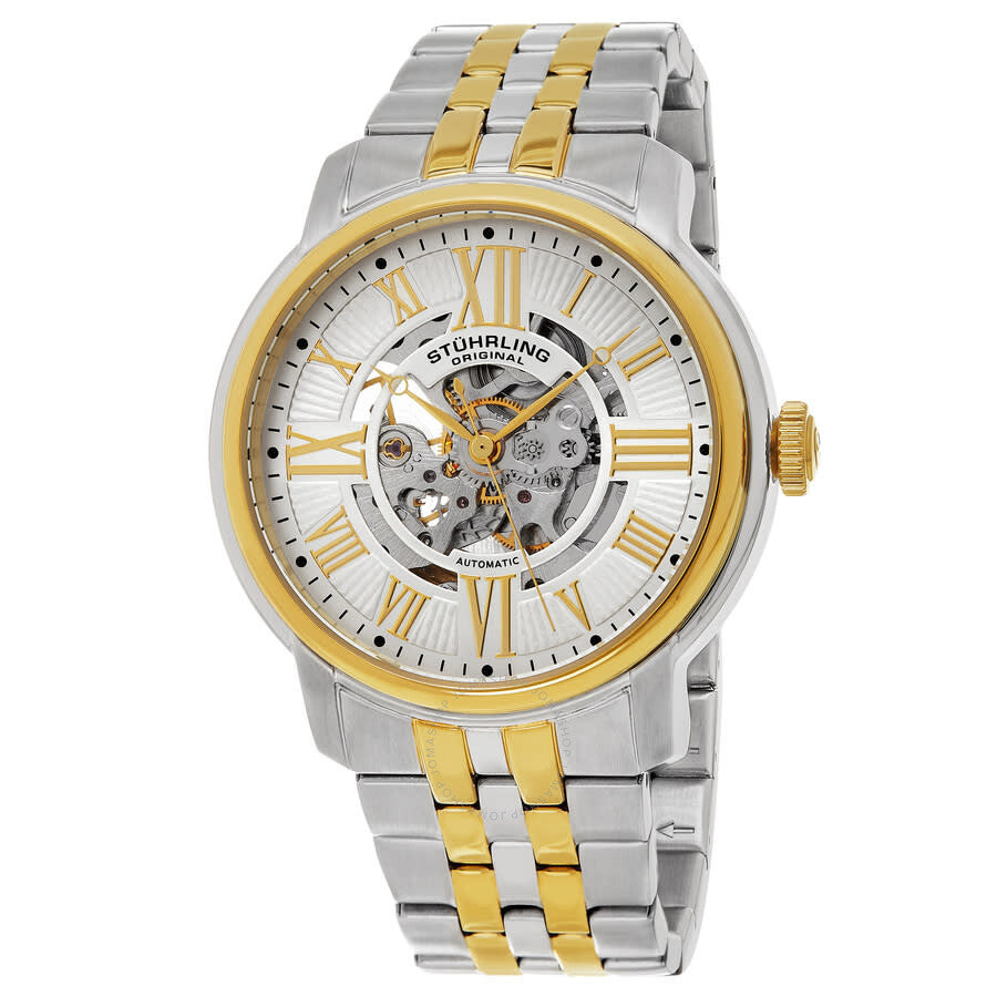 Stuhrling Original Legacy Automatic Silver Dial Men's Watch M17121 - Dawson Watches