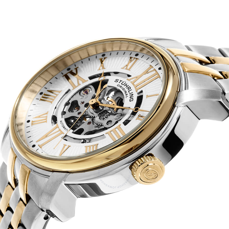 Stuhrling Original Legacy Automatic Silver Dial Men's Watch M17121 - Dawson Watches #4